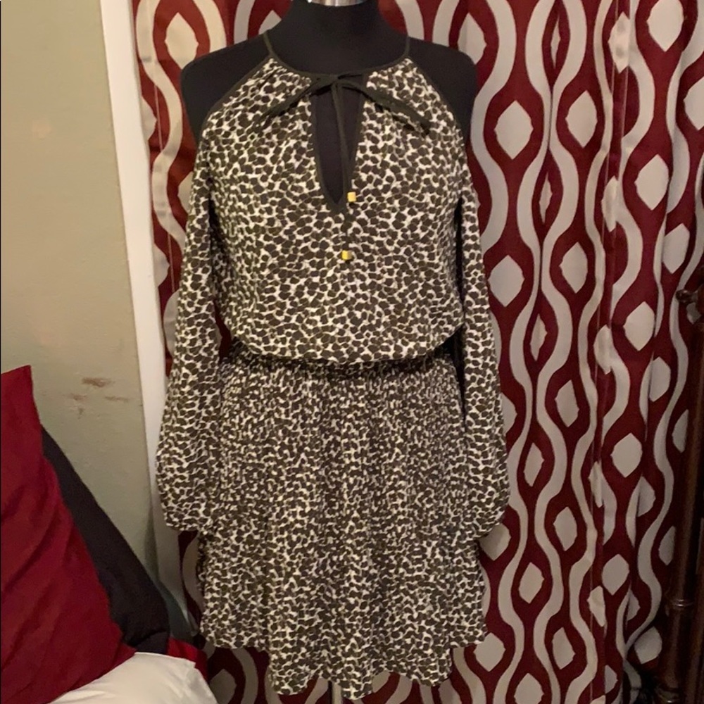 Michael Kors cold shoulder dress